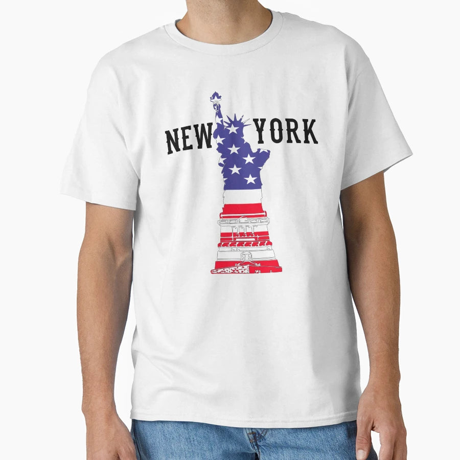 Statue Liberty New York T-Shirt - Fun Novelty Design Men Women - T-Shirt, Sweatshirt, Hoodie