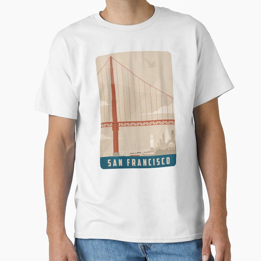 San Francisco Creme T-Shirt - Graphic Print for Adults - T-Shirt, Sweatshirt, Hoodie
