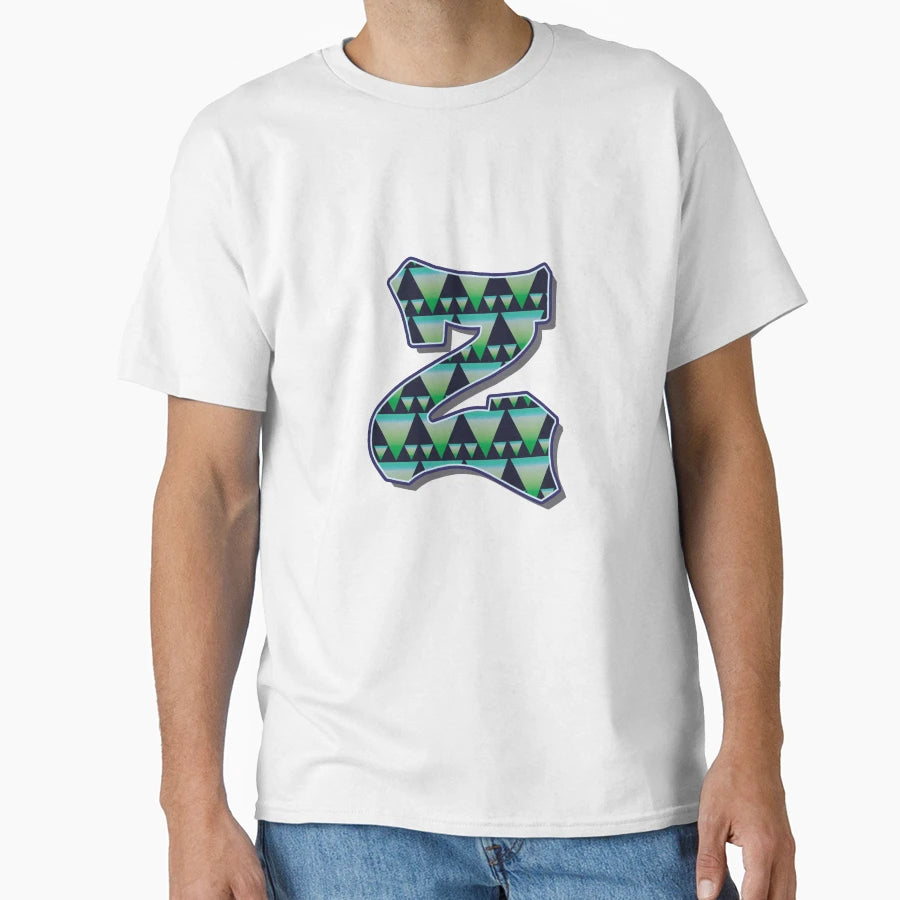 Letter Z Pattern T-Shirt - Unique Graphic Men Women - T-Shirt, Sweatshirt, Hoodie