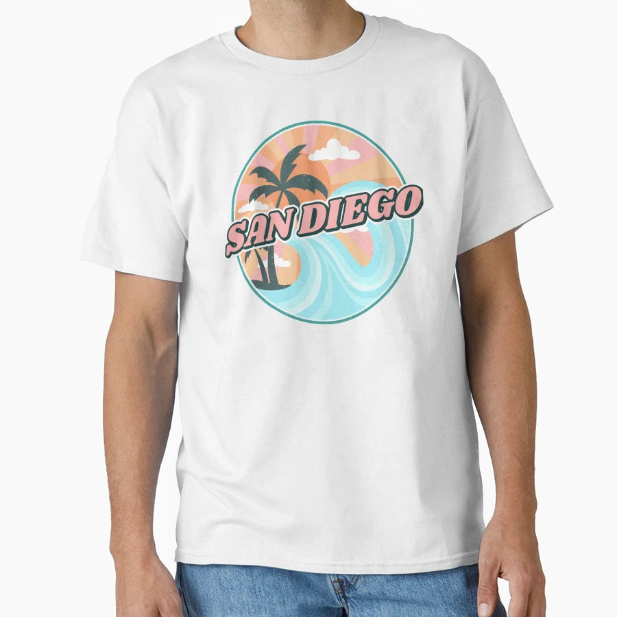 San Diego California T-Shirt - Trendy Graphic Unisex - T-Shirt, Sweatshirt, Hoodie