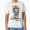 Tiger Baseball Player T-Shirt - Streetwear Style Men Women - T-Shirt, Sweatshirt, Hoodie