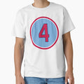 Yadier Molina 4 Jersey Number T-Shirt - Minimalist Print Unisex - T-Shirt, Sweatshirt, Hoodie