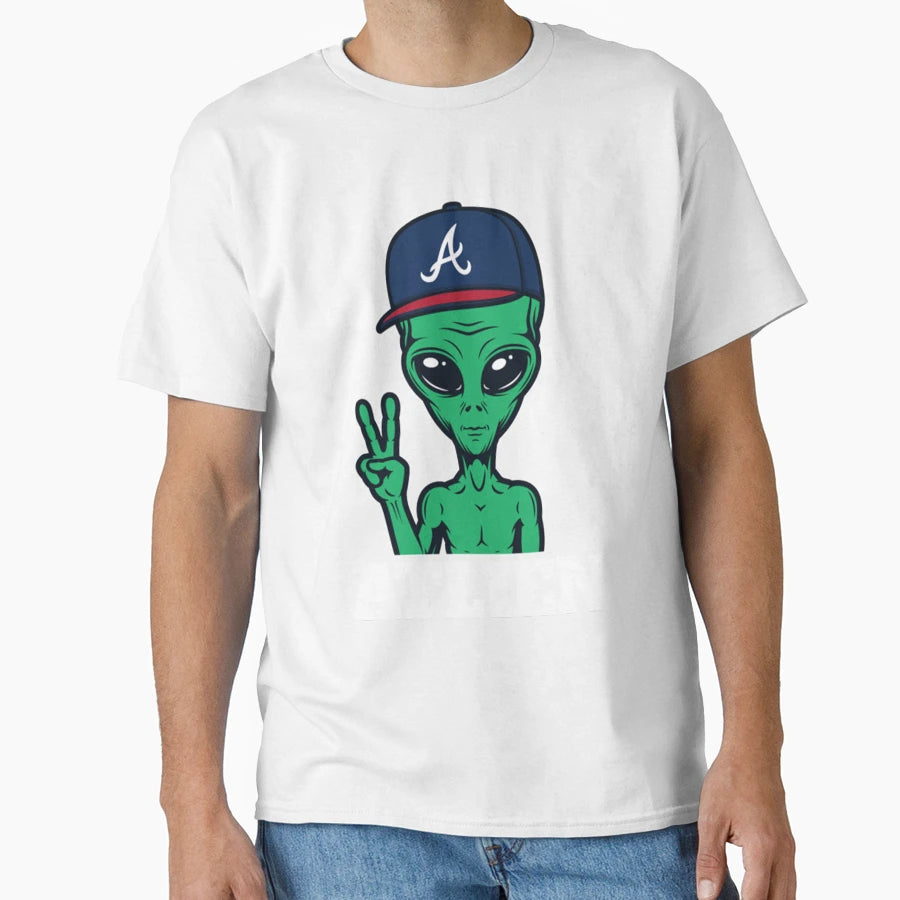 Atlanta Green Atlien T-Shirt - Trendy Graphic for Adults - T-Shirt, Sweatshirt, Hoodie