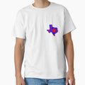 Royal Blue Texas Stars T-Shirt - Novelty Apparel for Adults - T-Shirt, Sweatshirt, Hoodie