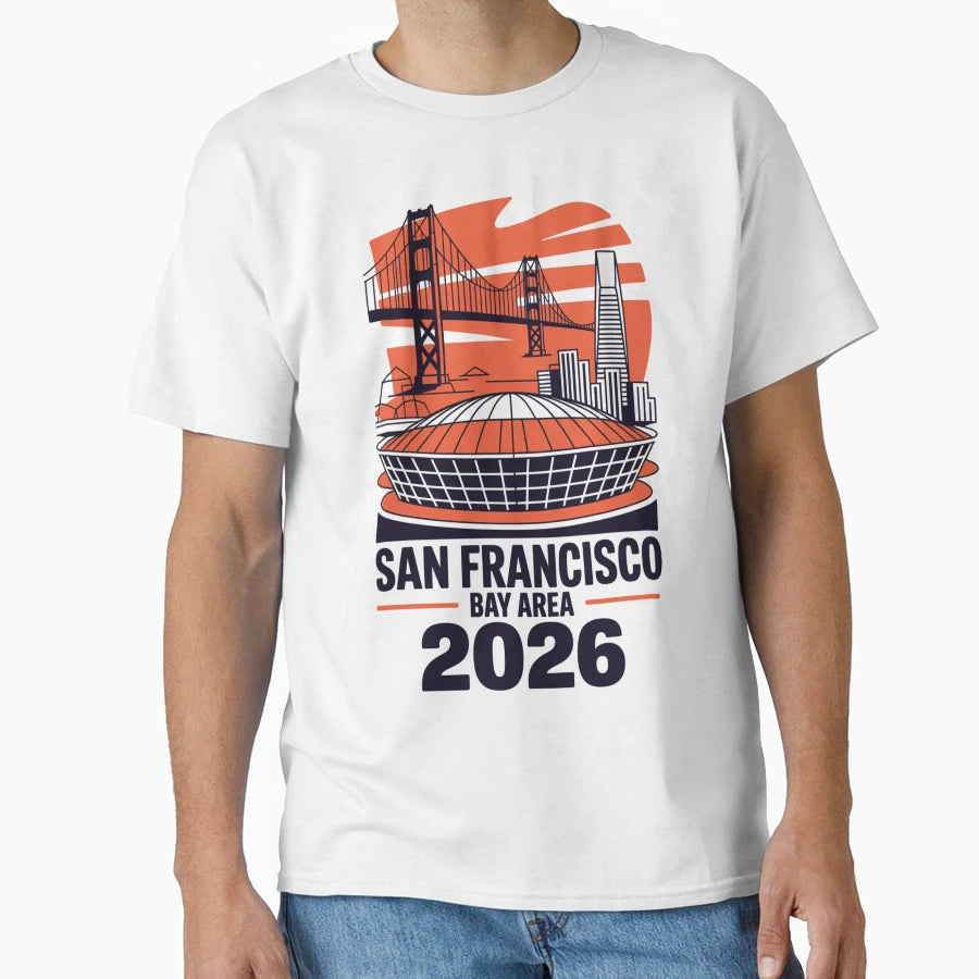 San Francisco Bay Area Golden Gate T-Shirt - Aesthetic Graphic for Adults - T-Shirt, Sweatshirt, Hoodie
