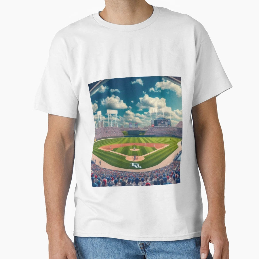 Baseball Field T-Shirt - Graphic Print for Adults - T-Shirt, Sweatshirt, Hoodie