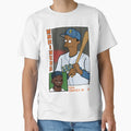 Homer Bat Ken Griffey Jr Simpsons T-Shirt - Minimalist Print Men Women - T-Shirt, Sweatshirt, Hoodie