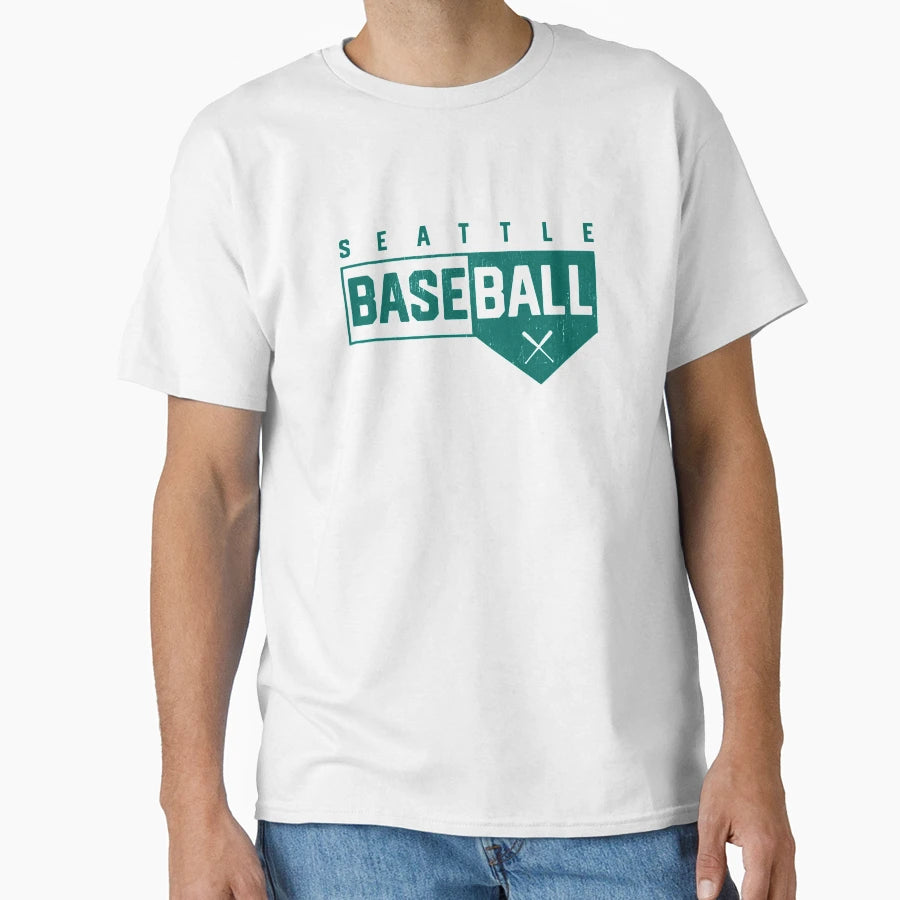 Seattle Baseball Home Plate T-Shirt - Novelty Apparel for Adults - T-Shirt, Sweatshirt, Hoodie