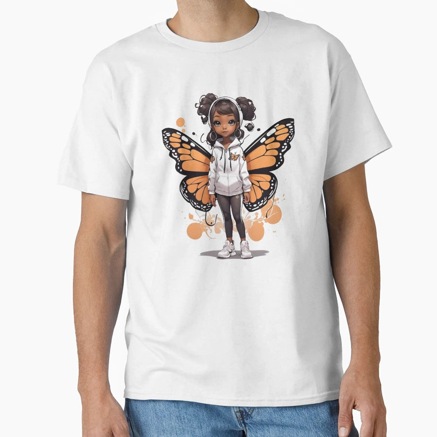 Endangered Animals Monarch Butterfly Farida T-Shirt - Trendy Graphic Unisex - T-Shirt, Sweatshirt, Hoodie