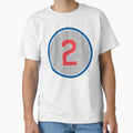 Nico Hoerner 2 Jersey Number T-Shirt - Aesthetic Graphic for Adults - T-Shirt, Sweatshirt, Hoodie