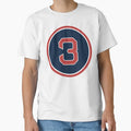 Jimmie Foxx 3 Jersey Number T-Shirt - Custom Art Print Unisex - T-Shirt, Sweatshirt, Hoodie