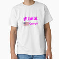 Atlanta Georgia Stylish Prints T-Shirt - Fun Novelty Design Men Women - T-Shirt, Sweatshirt, Hoodie