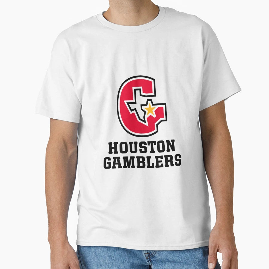 Houston Gamblers T-Shirt - Graphic Print Men Women - T-Shirt, Sweatshirt, Hoodie