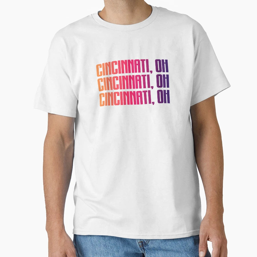 Cincinnati T-Shirt - Trendy Graphic for Adults - T-Shirt, Sweatshirt, Hoodie