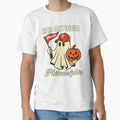 Phillies Ghost Pumpkin T-Shirt - Aesthetic Graphic Unisex - T-Shirt, Sweatshirt, Hoodie