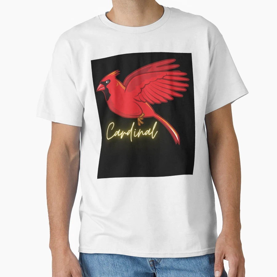 Cardinal King Burst Red Beauty T-Shirt - Custom Art Print for Adults - T-Shirt, Sweatshirt, Hoodie