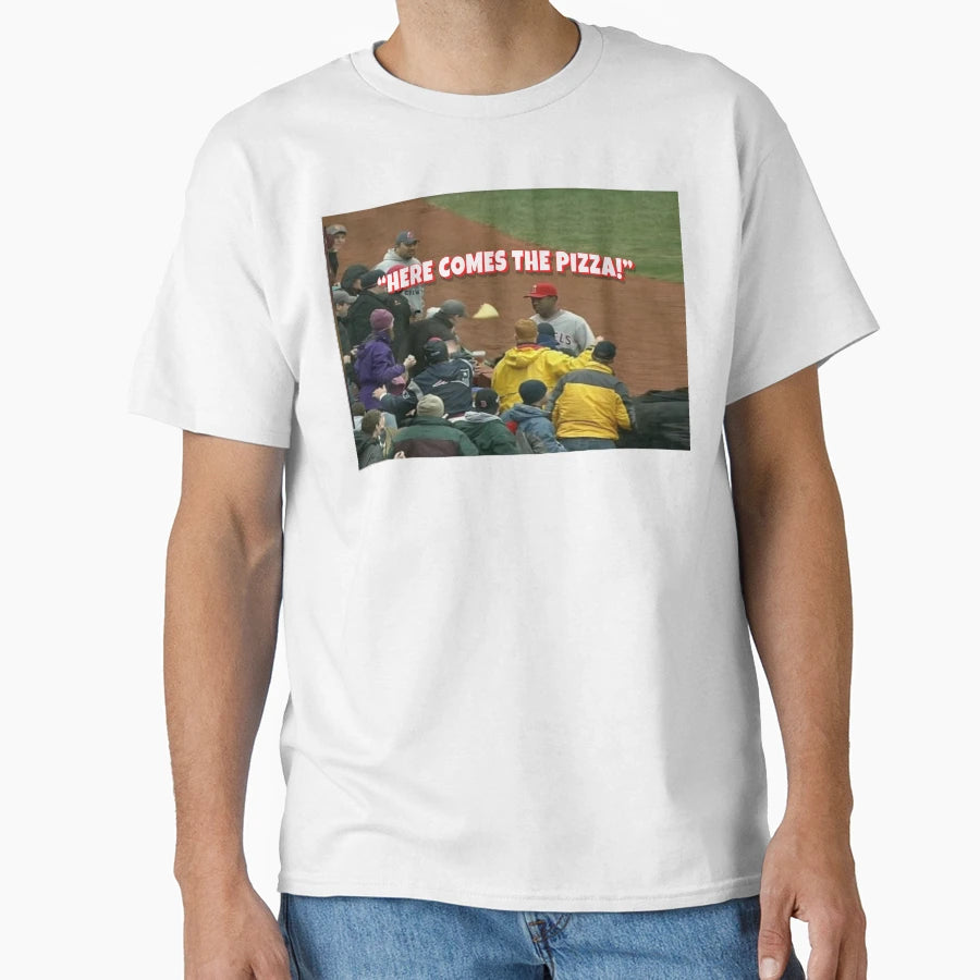 Here Comes Pizza T-Shirt - Graphic Print for Adults - T-Shirt, Sweatshirt, Hoodie