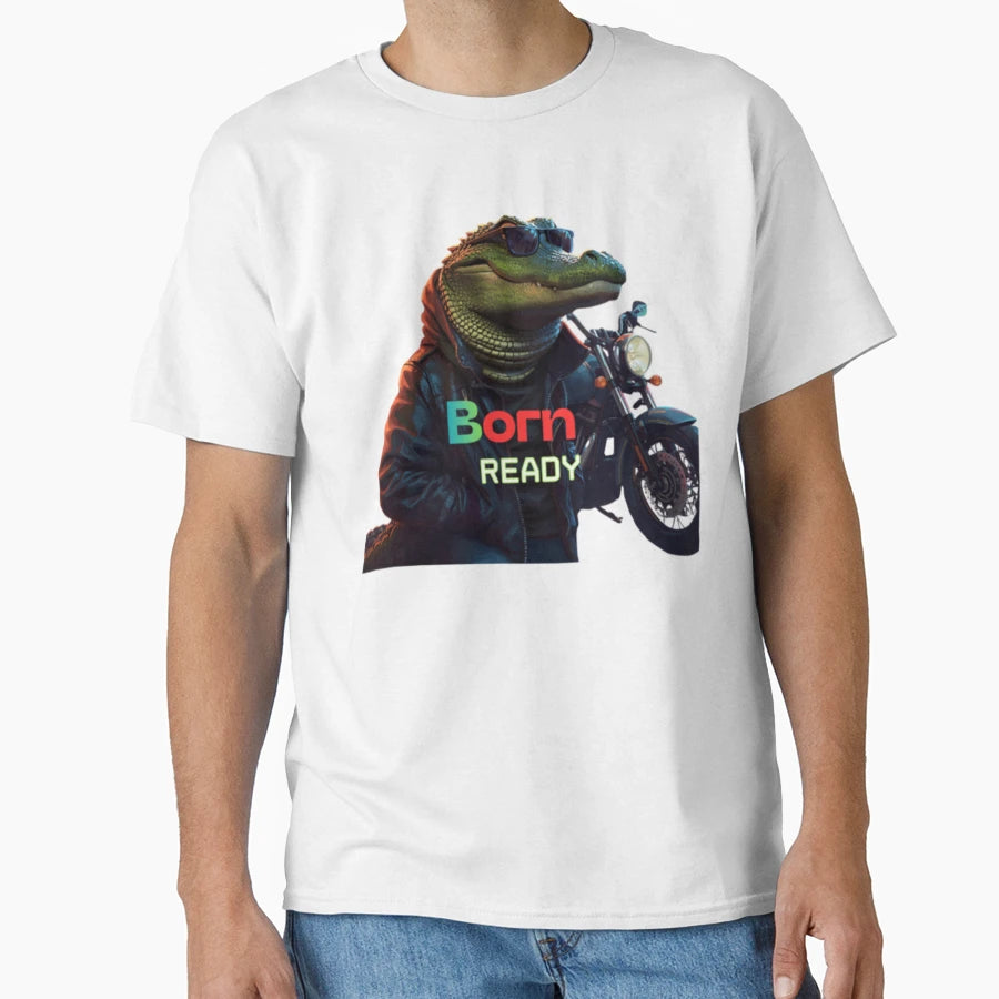 Born Ready Spirit That Never Waits T-Shirt - Aesthetic Graphic for Adults - T-Shirt, Sweatshirt, Hoodie