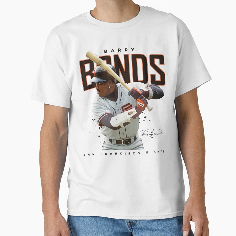 Barry Bonds T-Shirt - Custom Art Print Men Women - T-Shirt, Sweatshirt, Hoodie