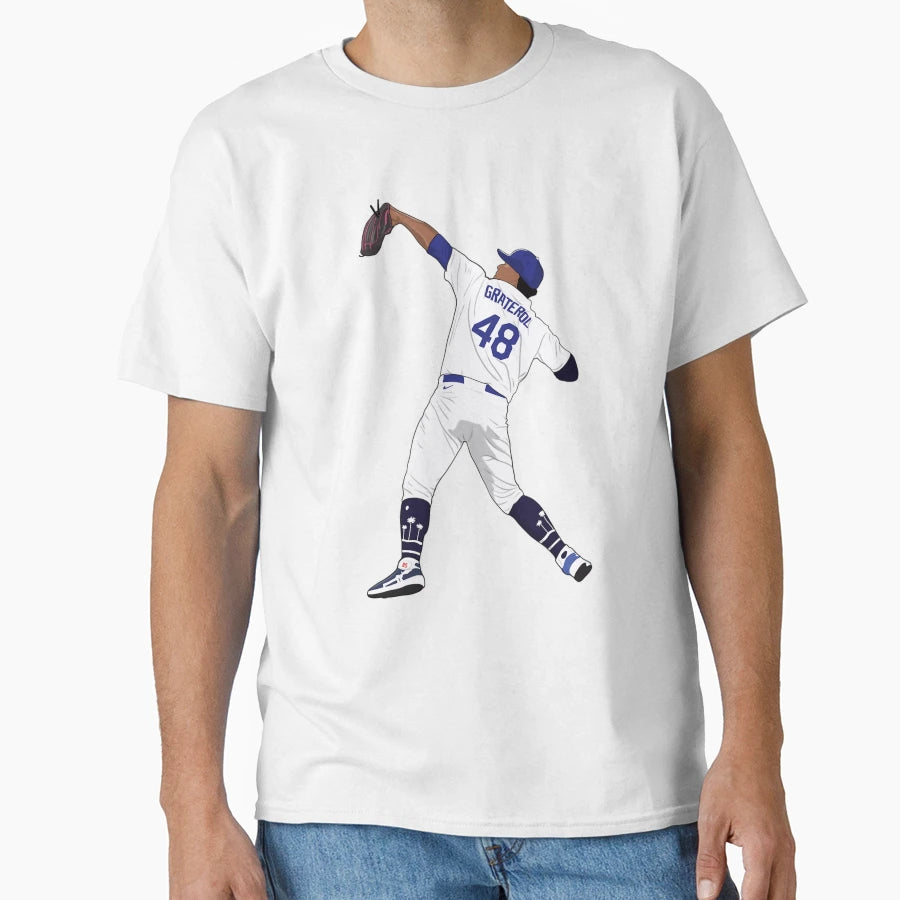 Brusdar Graterol Bazooka T-Shirt - Custom Art Print Unisex - T-Shirt, Sweatshirt, Hoodie