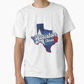 Houston Texas City T-Shirt - Custom Art Print Unisex - T-Shirt, Sweatshirt, Hoodie