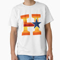 Houston Baseball H H Town Crush T-Shirt - Fun Novelty Design for Adults - T-Shirt, Sweatshirt, Hoodie
