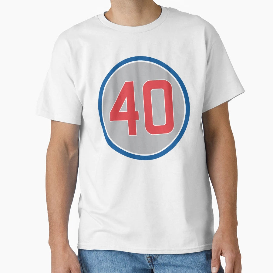 Willson Contreras 40 Jersey Number T-Shirt - Fun Novelty Design Men Women - T-Shirt, Sweatshirt, Hoodie