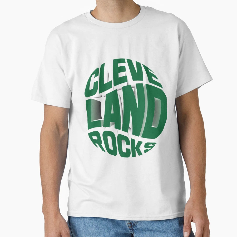 Cleveland Rocks T-Shirt - Minimalist Print Men Women - T-Shirt, Sweatshirt, Hoodie