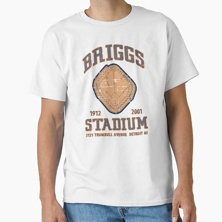 Briggs Stadium T-Shirt - Graphic Print Men Women - T-Shirt, Sweatshirt, Hoodie