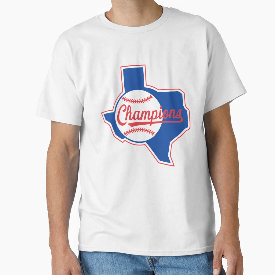 Texas Champions Logo 2 T-Shirt - Fun Novelty Design Men Women - T-Shirt, Sweatshirt, Hoodie
