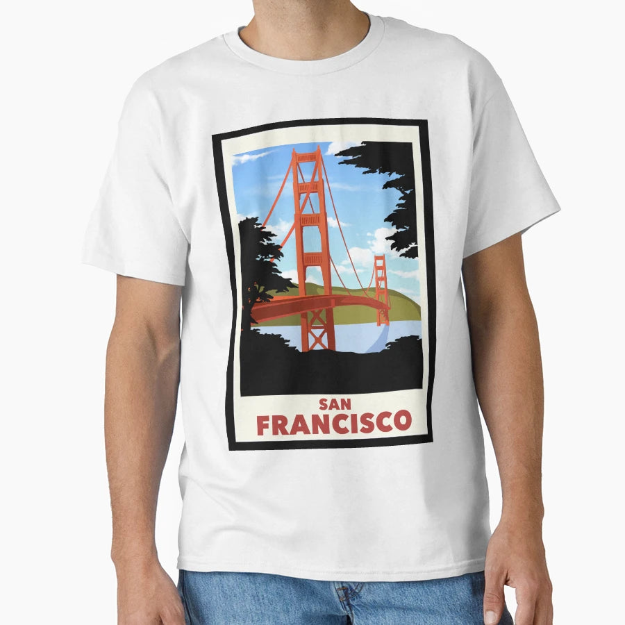 San Francisco T-Shirt - Unique Graphic Unisex - T-Shirt, Sweatshirt, Hoodie