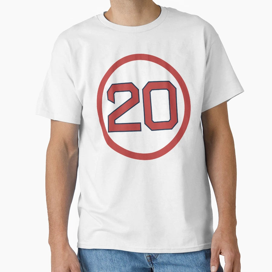 Alex Cora 20 Jersey Number T-Shirt - Novelty Apparel Unisex - T-Shirt, Sweatshirt, Hoodie