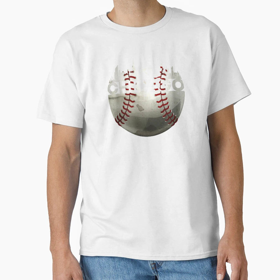 Best Trending Chicago Baseball Ball T-Shirt - Graphic Print Men Women - T-Shirt, Sweatshirt, Hoodie