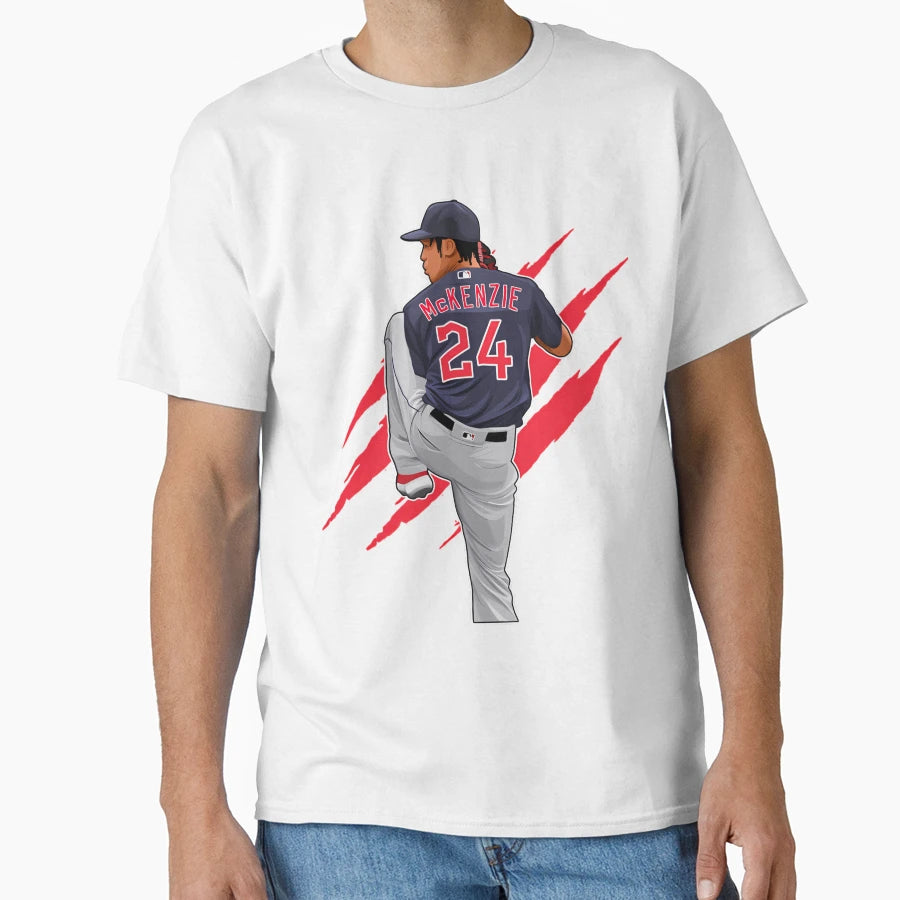 Triston Mckenzie Pitches 24 Claw T-Shirt - Minimalist Print for Adults - T-Shirt, Sweatshirt, Hoodie
