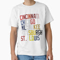 Nl Central Teams Locations And T-Shirt - Fun Novelty Design Men Women - T-Shirt, Sweatshirt, Hoodie