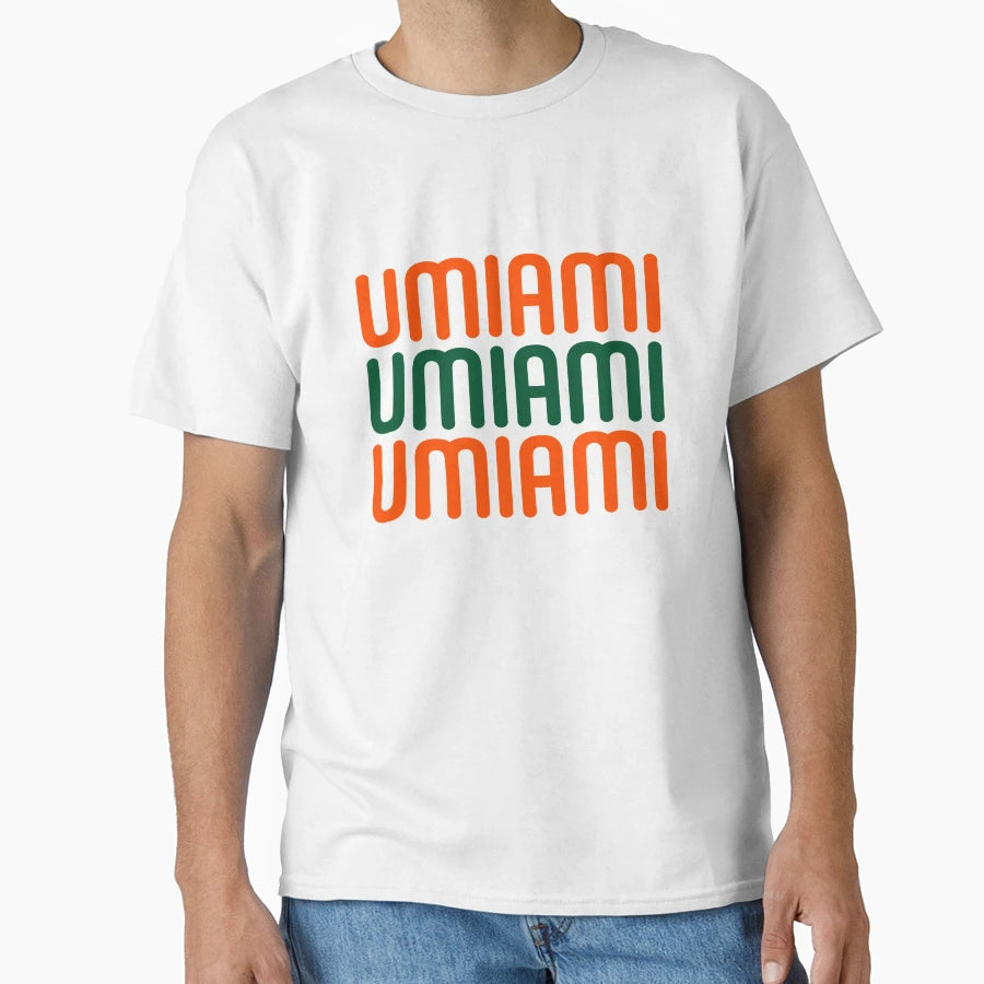 University Miami T-Shirt - Graphic Print for Adults - T-Shirt, Sweatshirt, Hoodie