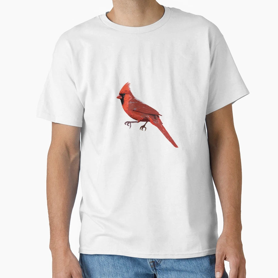 Cardinal Male T-Shirt - Casual Everyday Wear for Adults - T-Shirt, Sweatshirt, Hoodie
