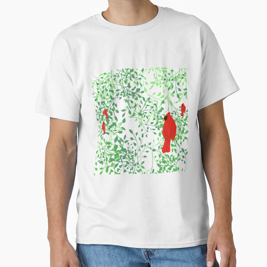 Cardinals Tree T-Shirt - Fun Novelty Design for Adults - T-Shirt, Sweatshirt, Hoodie