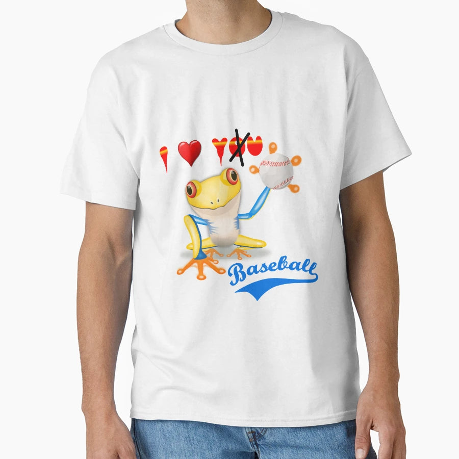 Baseball Frog T-Shirt - Graphic Print for Adults - T-Shirt, Sweatshirt, Hoodie