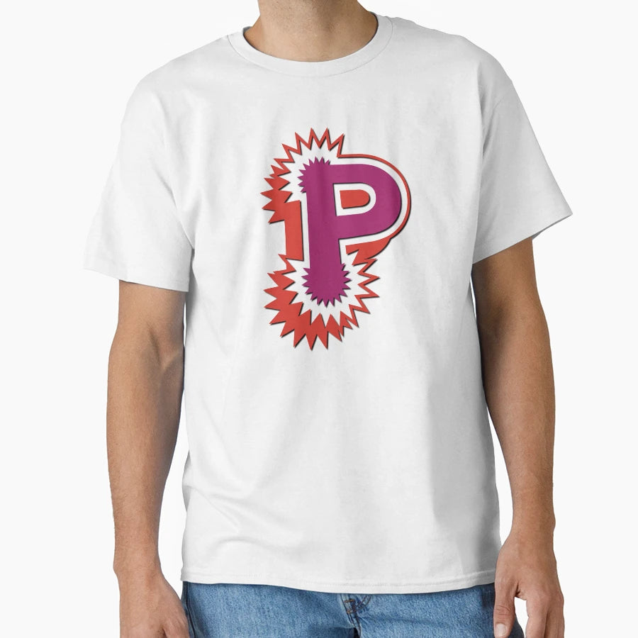 P Initial Letter P T-Shirt - Aesthetic Graphic Men Women - T-Shirt, Sweatshirt, Hoodie
