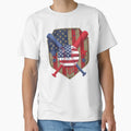 4Th July Baseball Drip Patriotic T-Shirt - Fun Novelty Design for Adults - T-Shirt, Sweatshirt, Hoodie