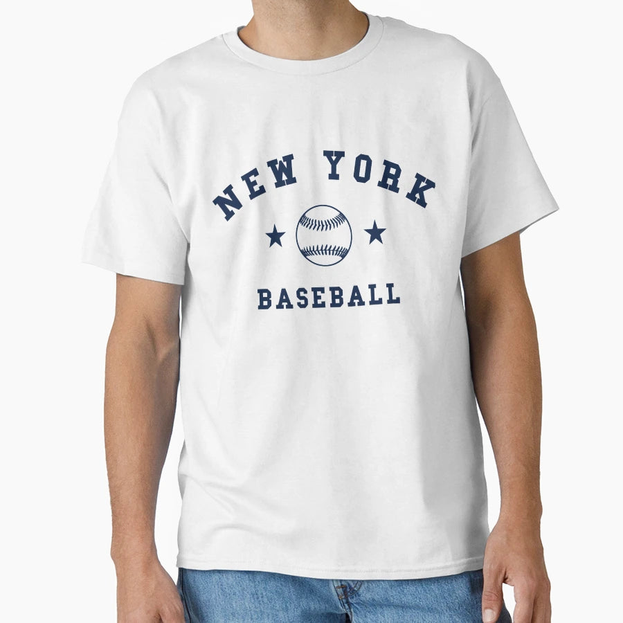 New York Baseball T-Shirt - Minimalist Print for Adults - T-Shirt, Sweatshirt, Hoodie