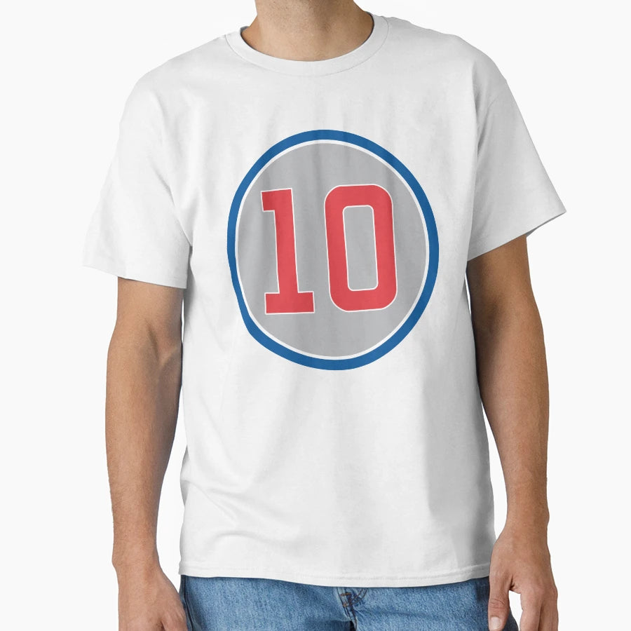Ron Santo 10 Jersey Number T-Shirt - Trendy Graphic Men Women - T-Shirt, Sweatshirt, Hoodie