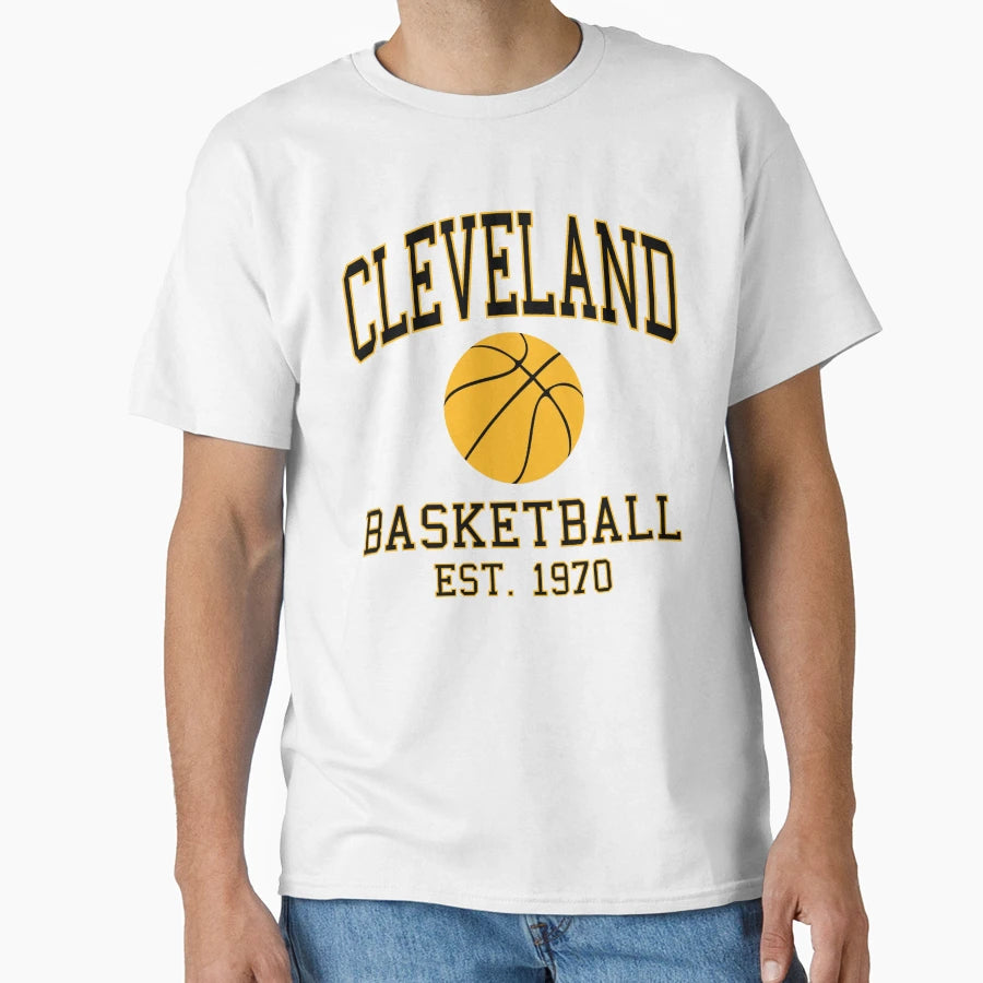 Cleveland Basketball T-Shirt - Trendy Graphic for Adults - T-Shirt, Sweatshirt, Hoodie