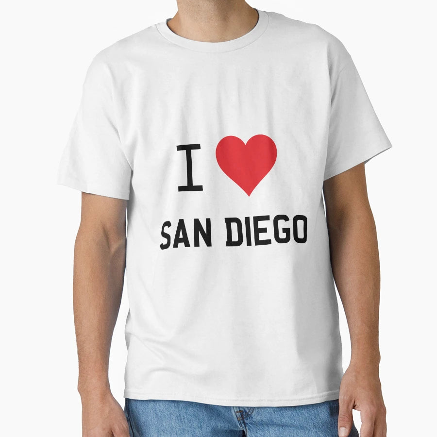 I Love San Diego T-Shirt - Fun Novelty Design Men Women - T-Shirt, Sweatshirt, Hoodie