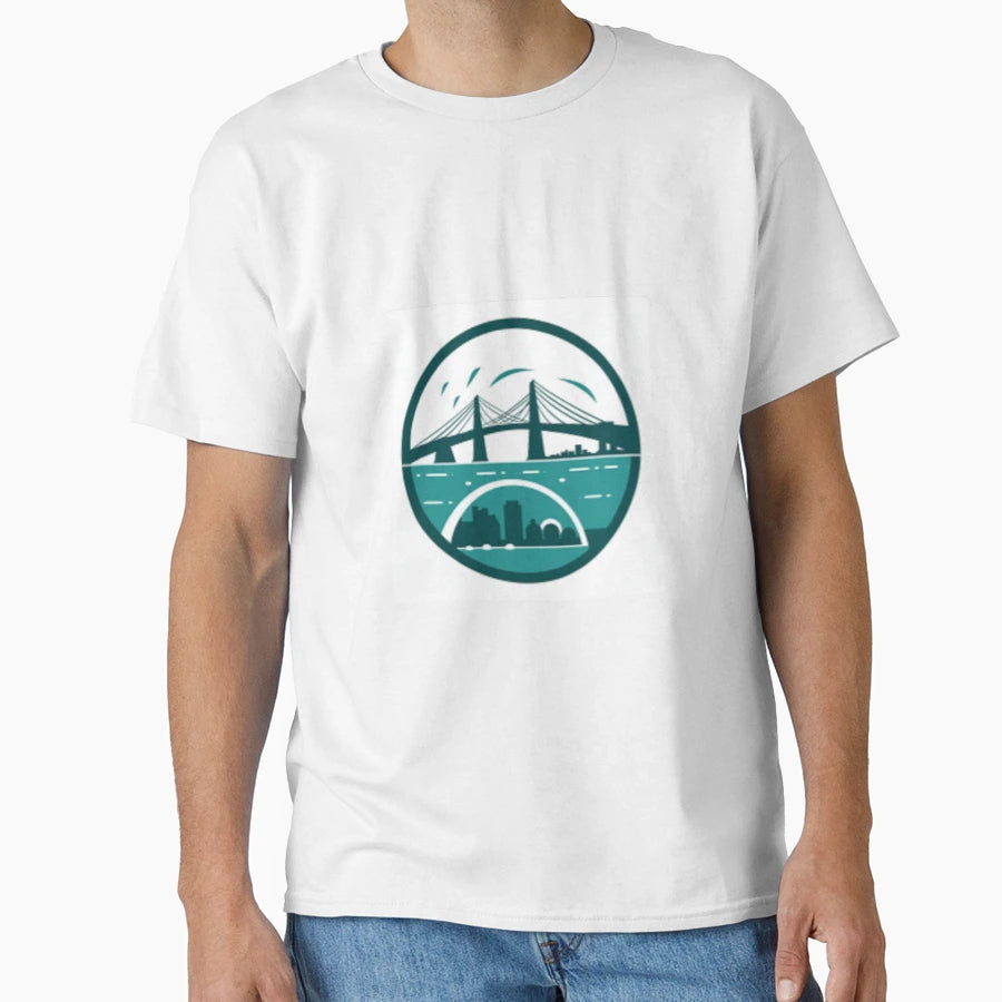 City River T-Shirt - Trendy Graphic for Adults - T-Shirt, Sweatshirt, Hoodie