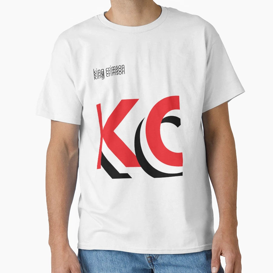 King Crimson Modernist Typography T-Shirt - Novelty Apparel Unisex - T-Shirt, Sweatshirt, Hoodie