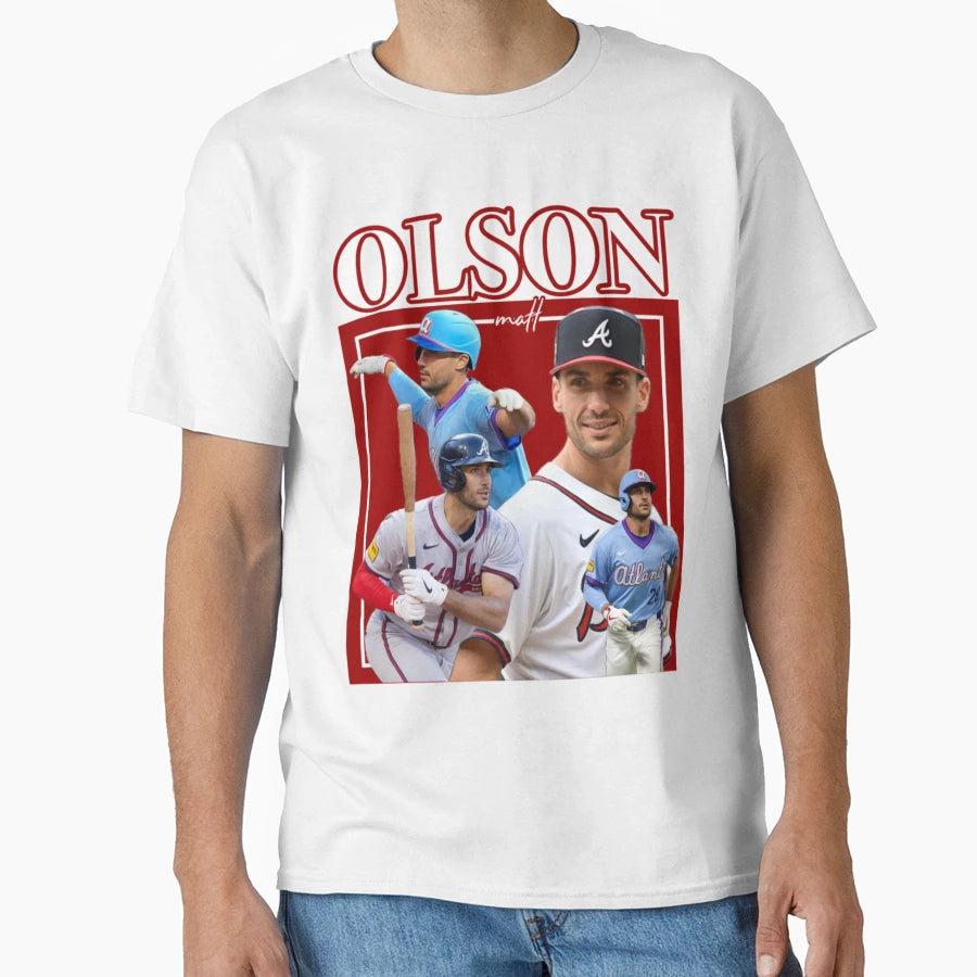Matt Olson T-Shirt - Aesthetic Graphic Unisex - T-Shirt, Sweatshirt, Hoodie