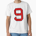 Number 9 Teddy Ballgame And T-Shirt - Aesthetic Graphic for Adults - T-Shirt, Sweatshirt, Hoodie