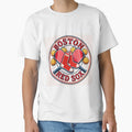 Pickleball Red Sox Collide T-Shirt - Trendy Graphic for Adults - T-Shirt, Sweatshirt, Hoodie